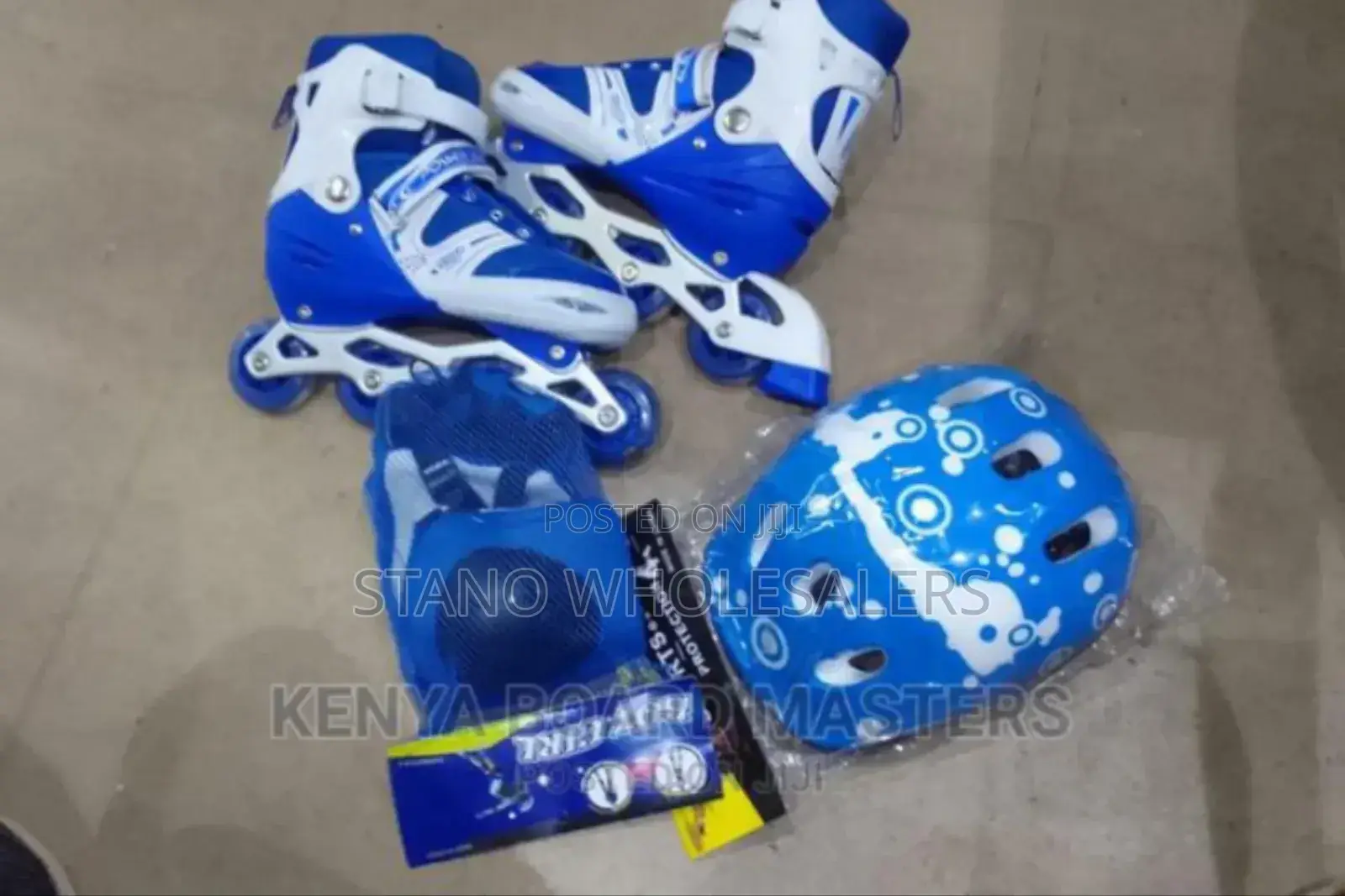 Colour Blue Full Set Skating Shoes