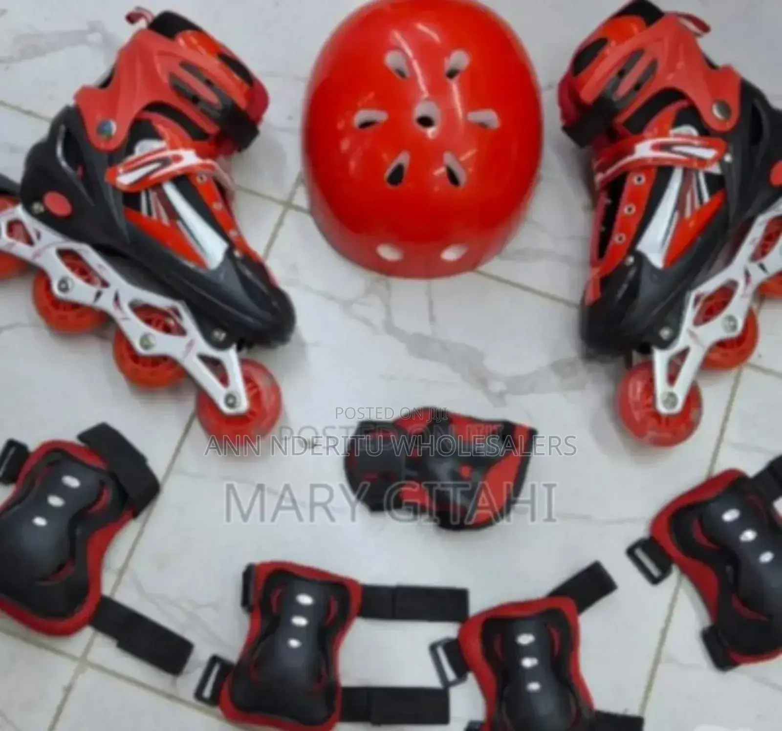 With Helmet + Guards. Skating Shoes. For All Sizes