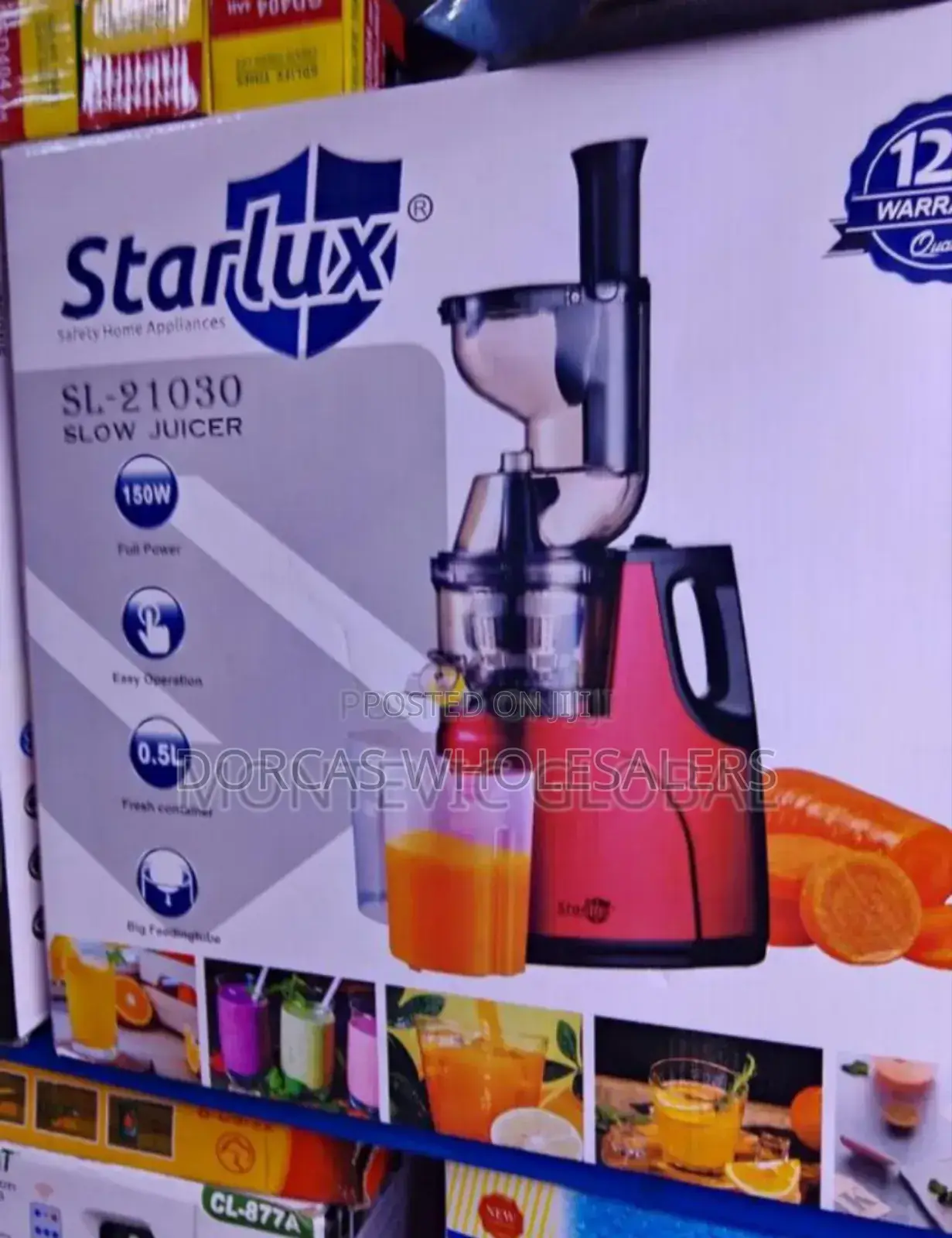 Model Sl 21030. Sr Starlux Slow Juicer