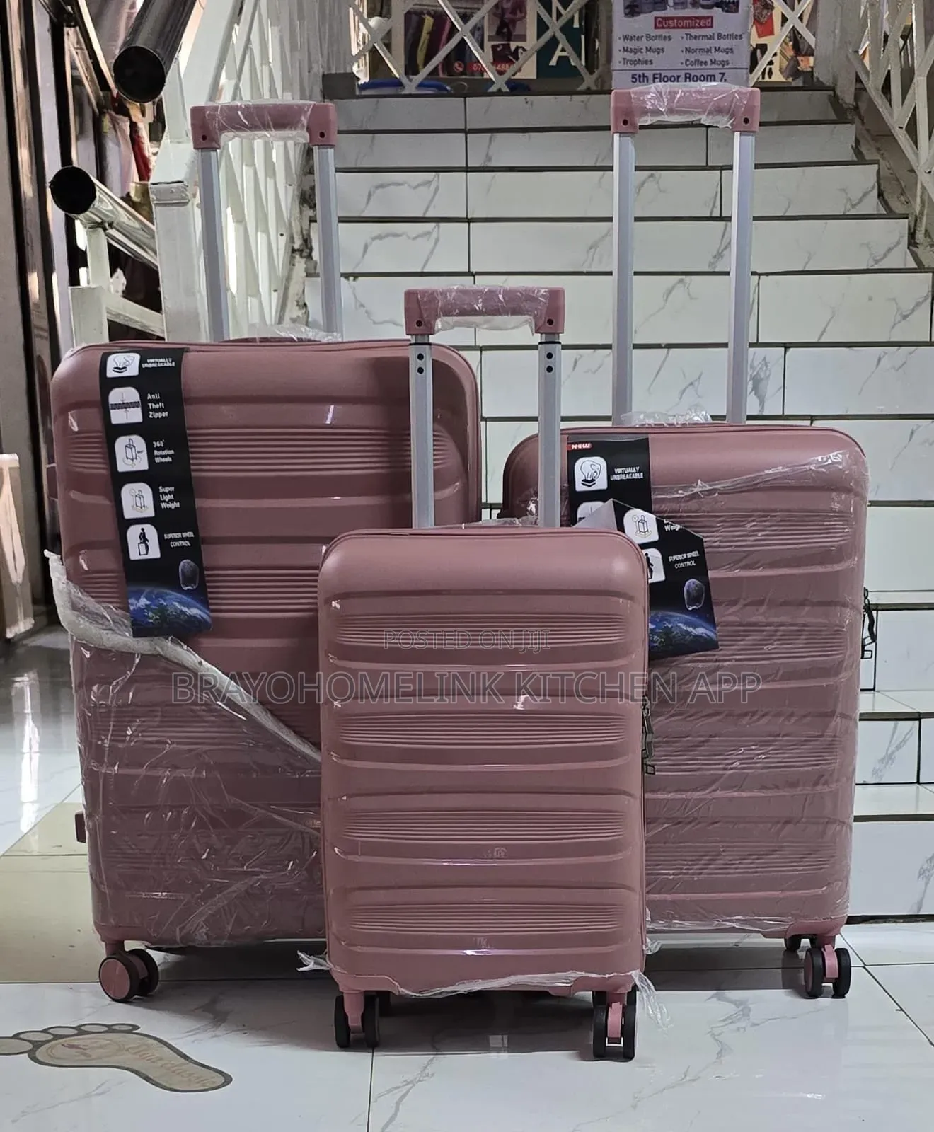 *3 in 1 Unbreakable Pp Suitcases