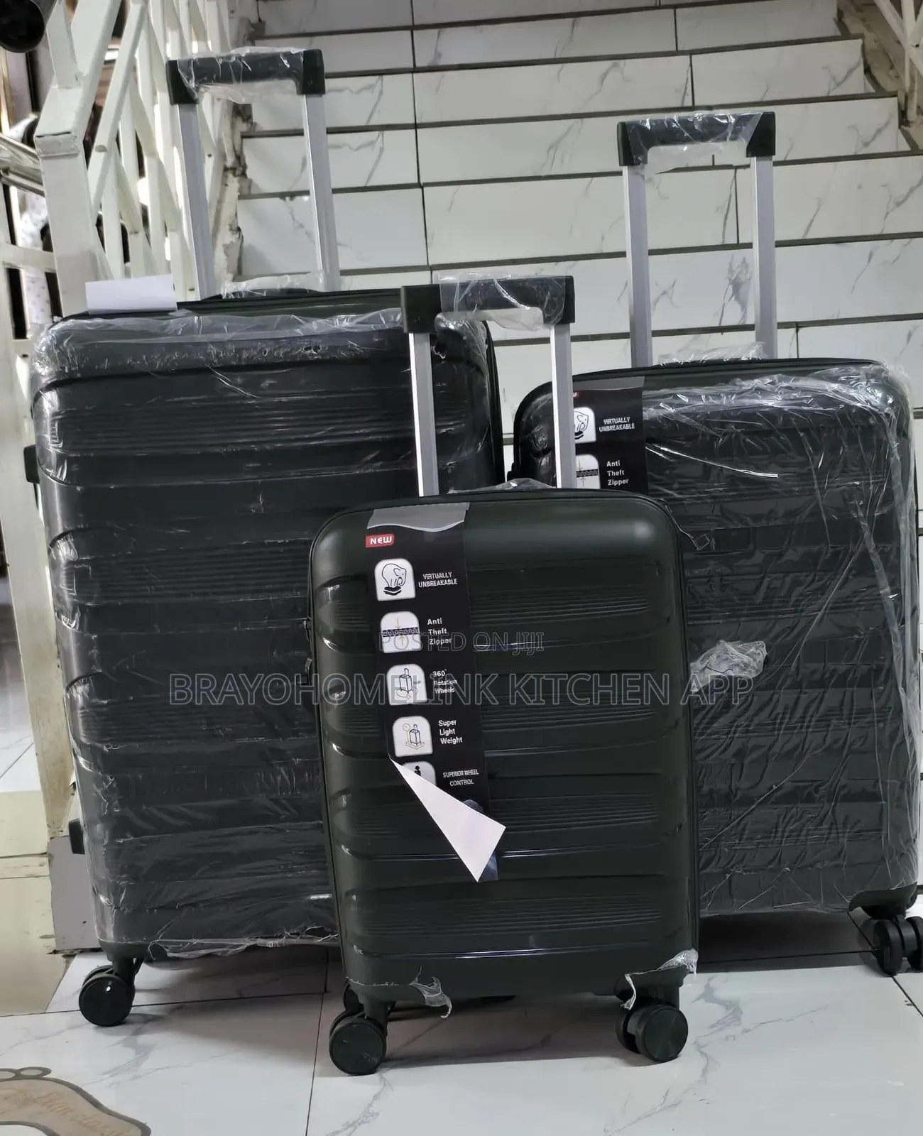 *3 in 1 Unbreakable Pp Suitcases