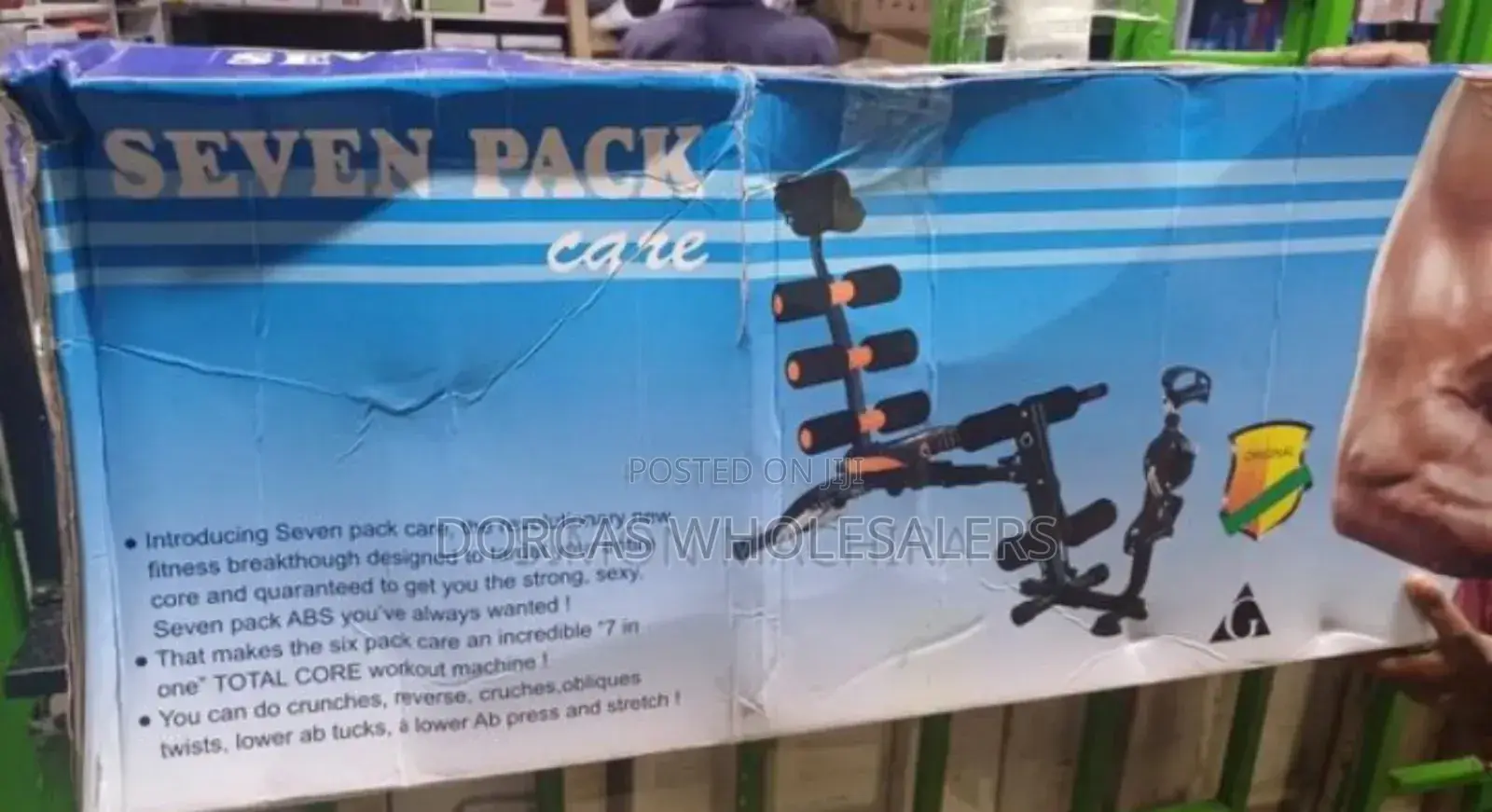 Restocked Stock -?Seven Pack. Six Pack Workout Machine