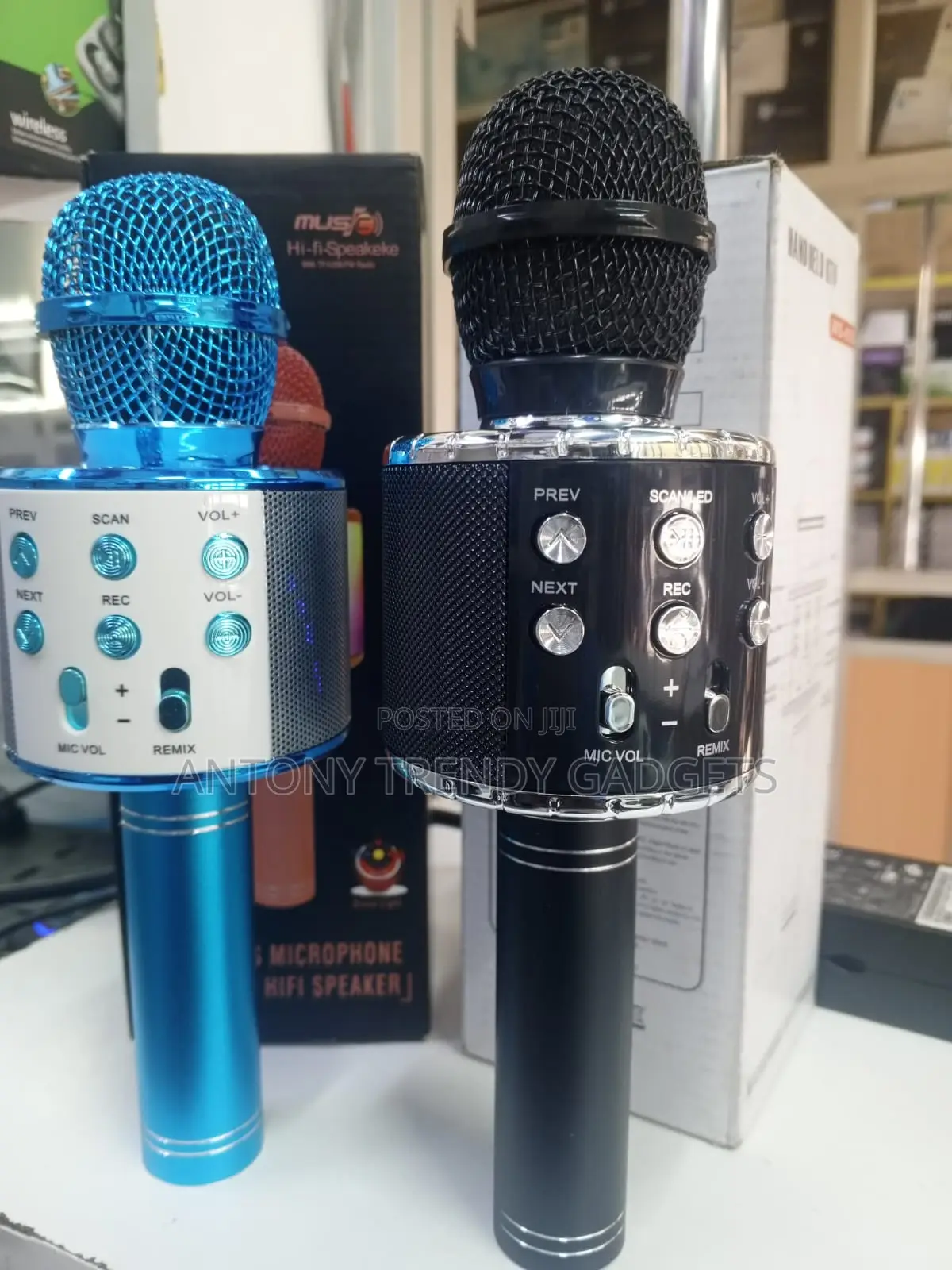 Portable Karaoke Microphone Bluetooth Speaker