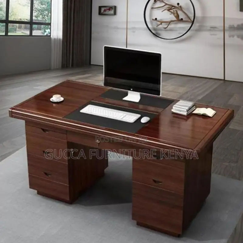 140cm Executive Office Desk With Drawers