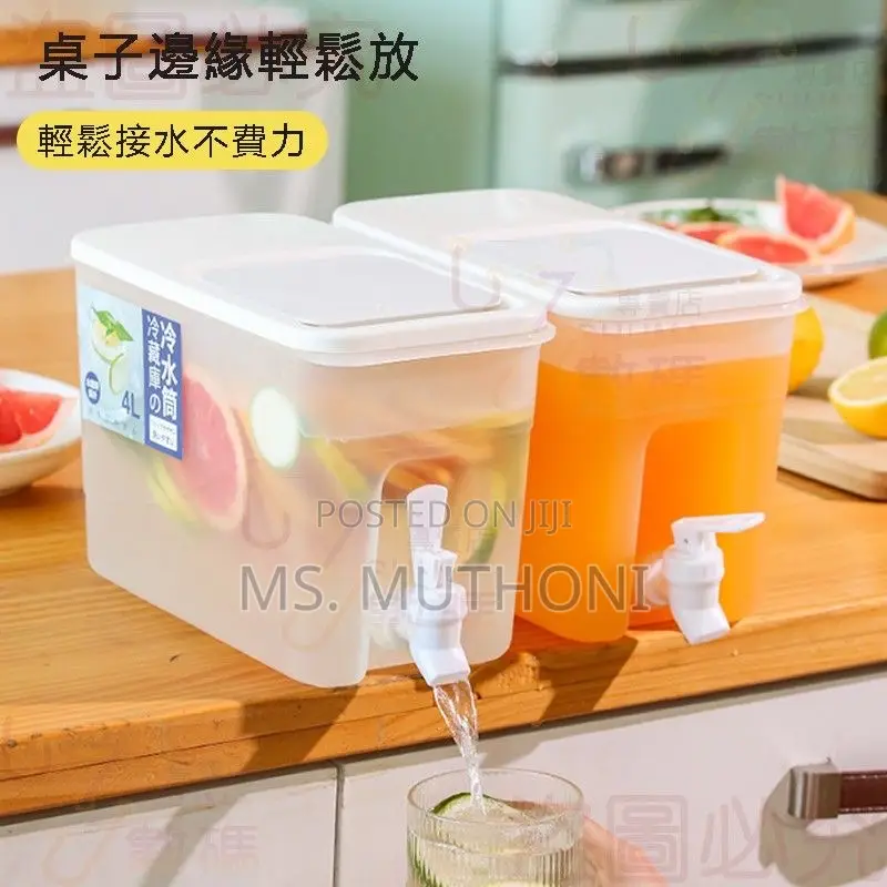 3l Plastic Juice Dispenser With Faucet