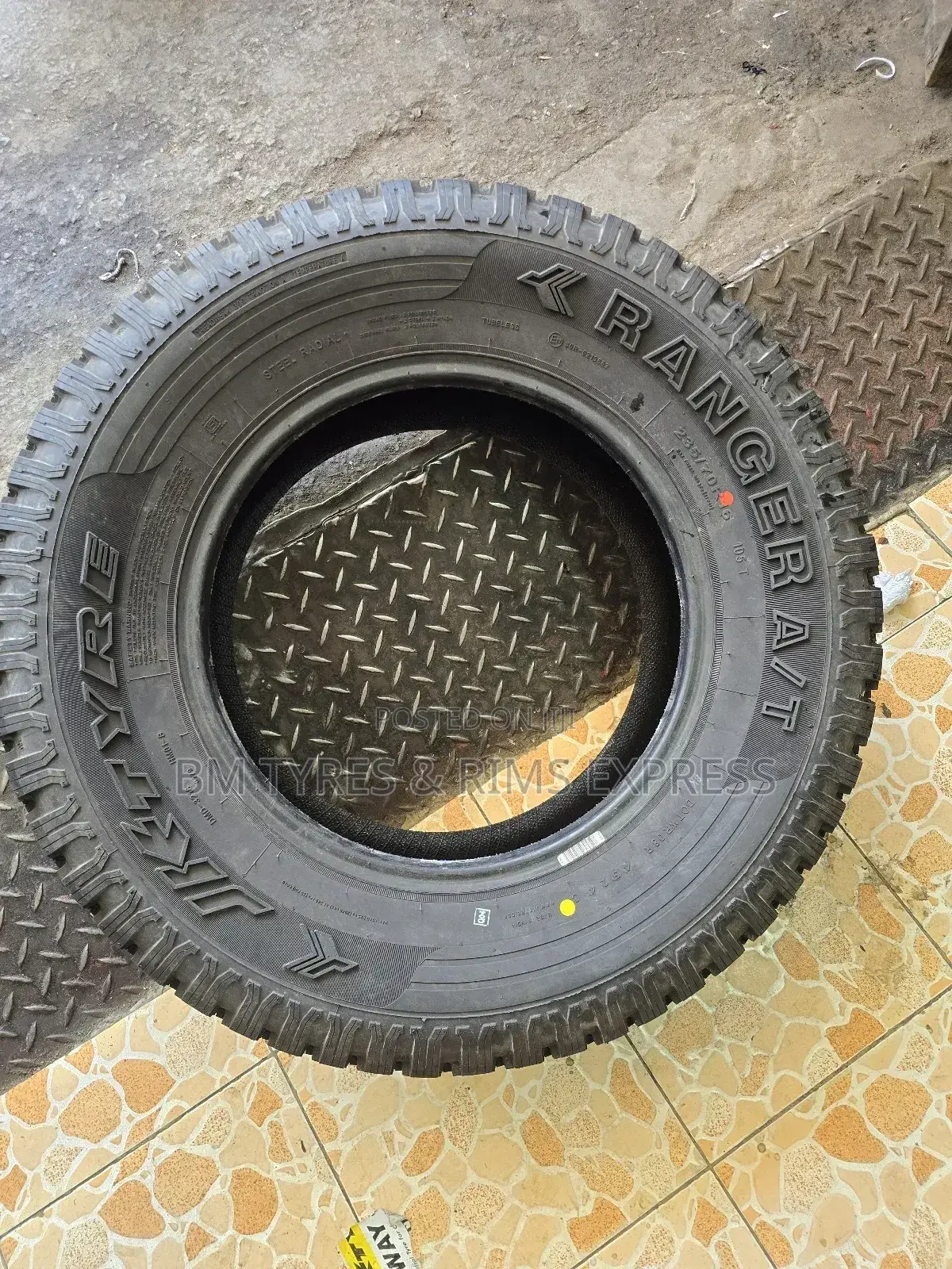 235 /70 R16 Jk Tyres (All Terrein) India.