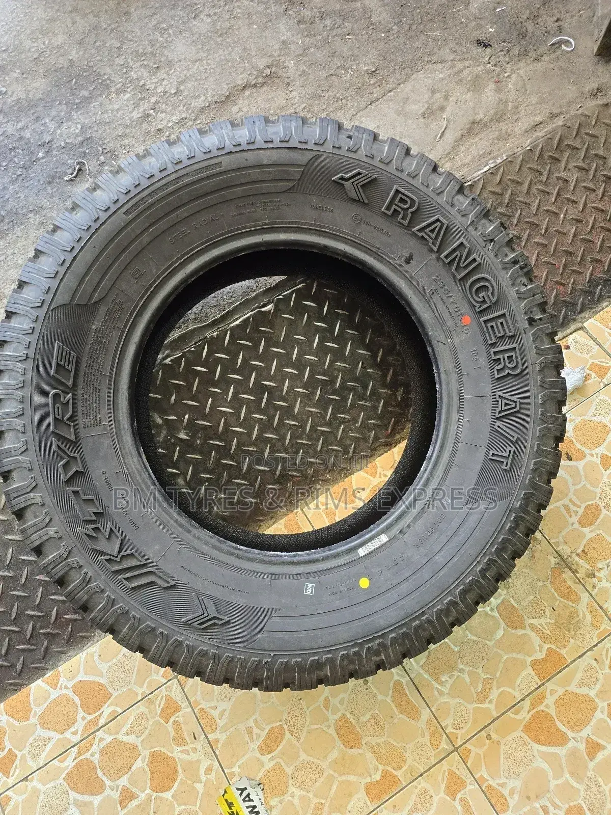 235 /70 R16 Jk Tyres (All Terrein) India.