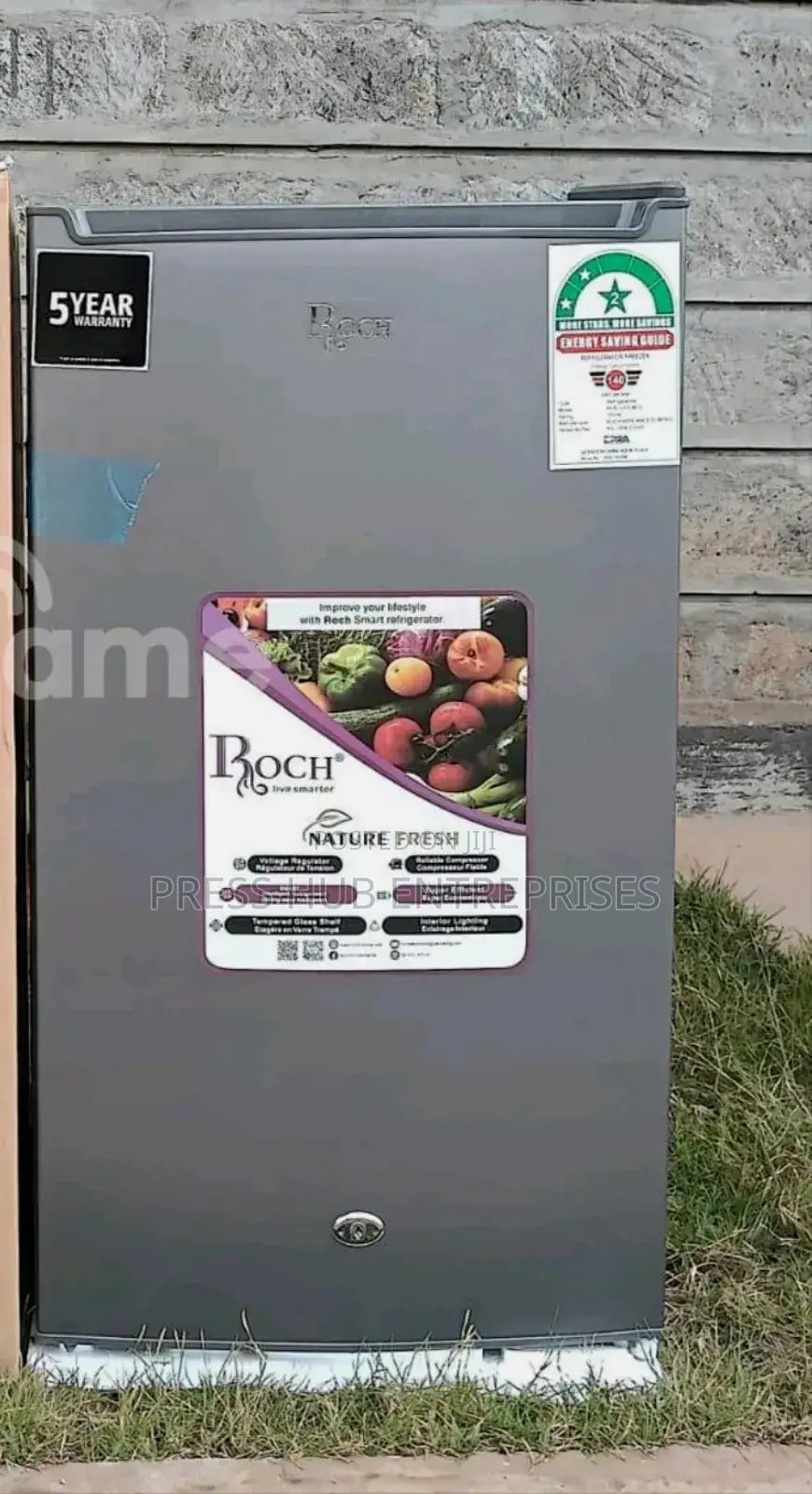 Roch RFR-120s-M (S) Single-Door Refrigerator.