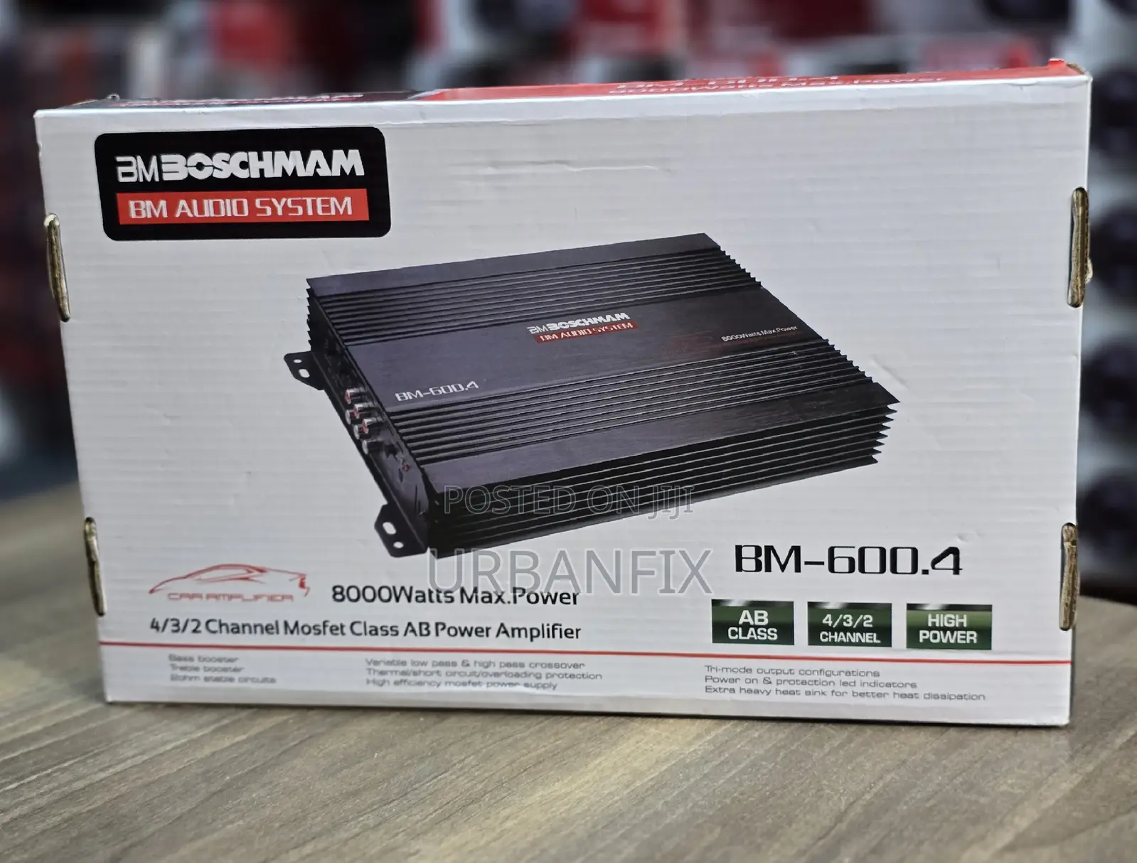 Boschmann 4 Channel 8000watts Bridgeable