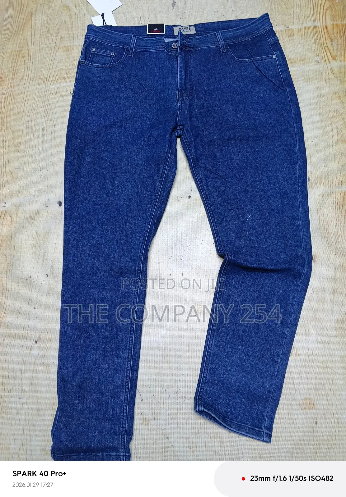 Quality Casual Men Denim Plain Stretch Jeans Waist 40,40,40