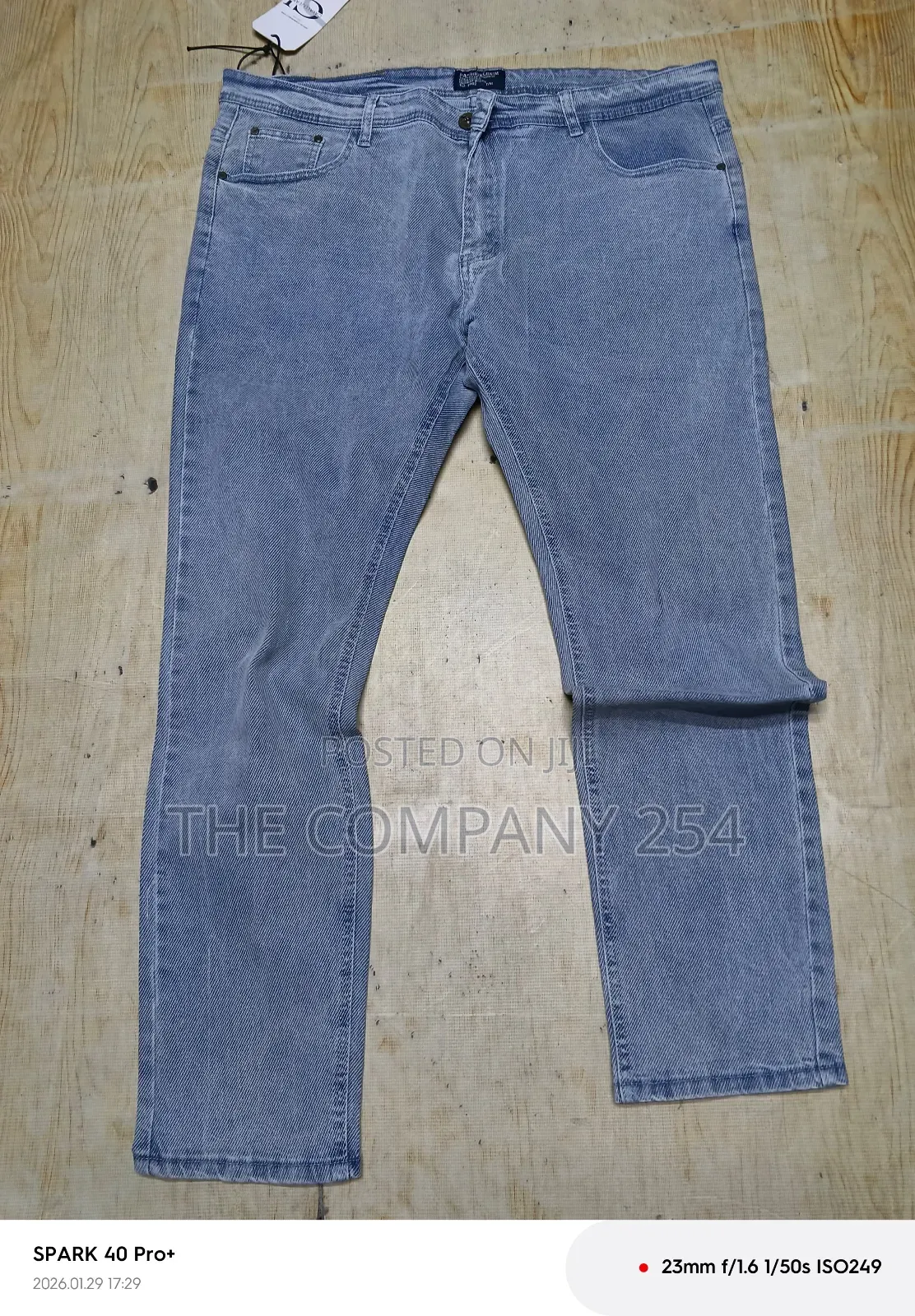 Quality Casual Men Denim Plain Stretch Jeans Waist 40,40,40