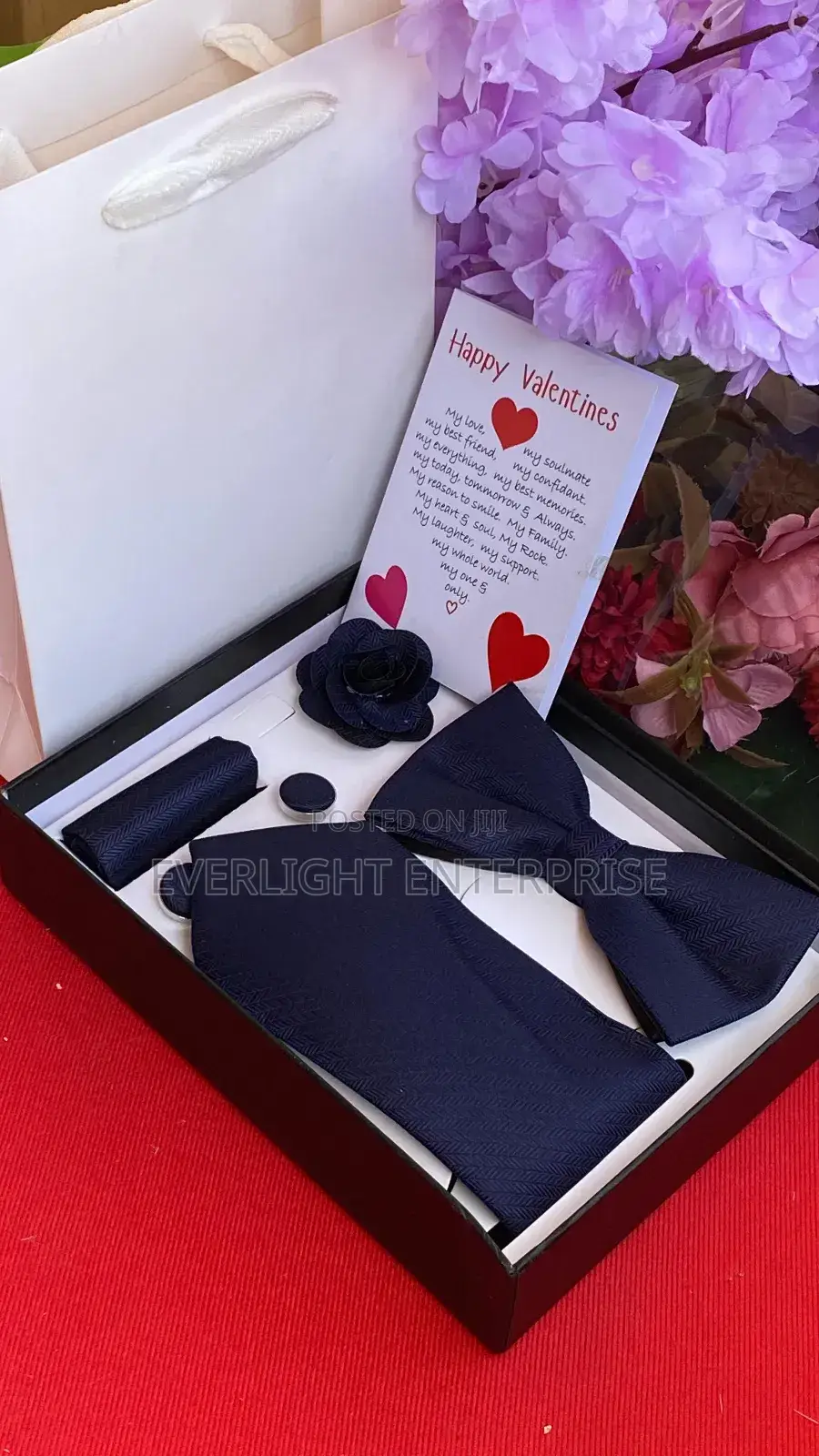 Men Valentine Tie Set Gift Pack