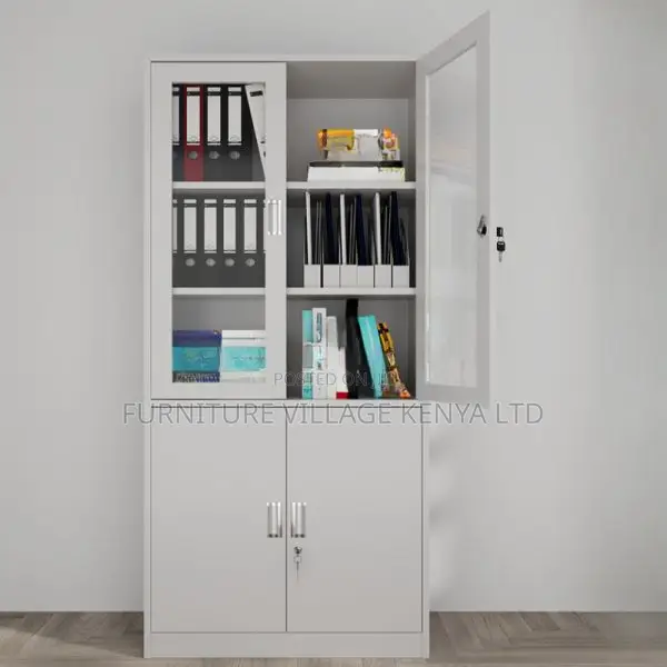 2-door Metallic Office Storage Cabinet