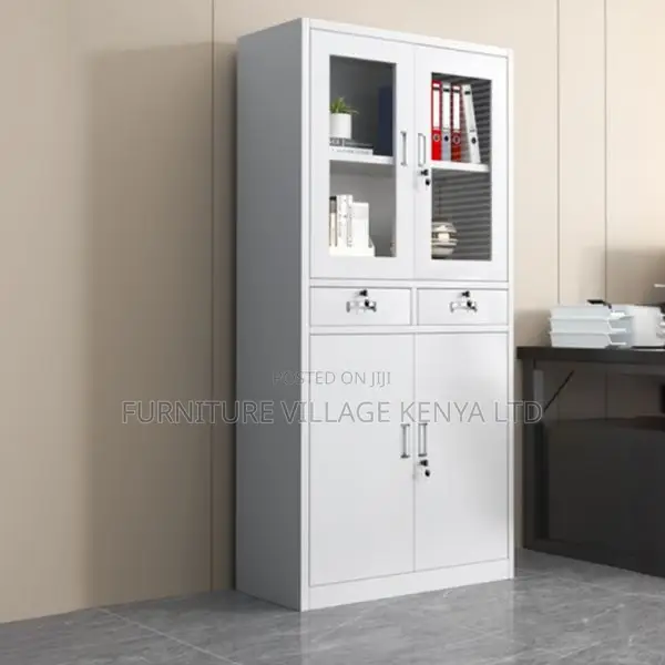 2-door Metallic Office Storage Cabinet