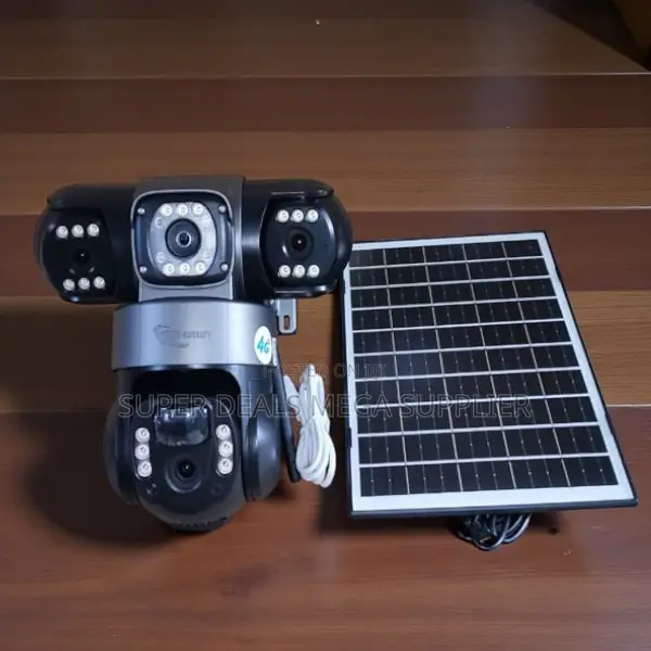 V380 Pro 20mp 4g PTZ Easy to Install Support Triple Lens Solar Camera