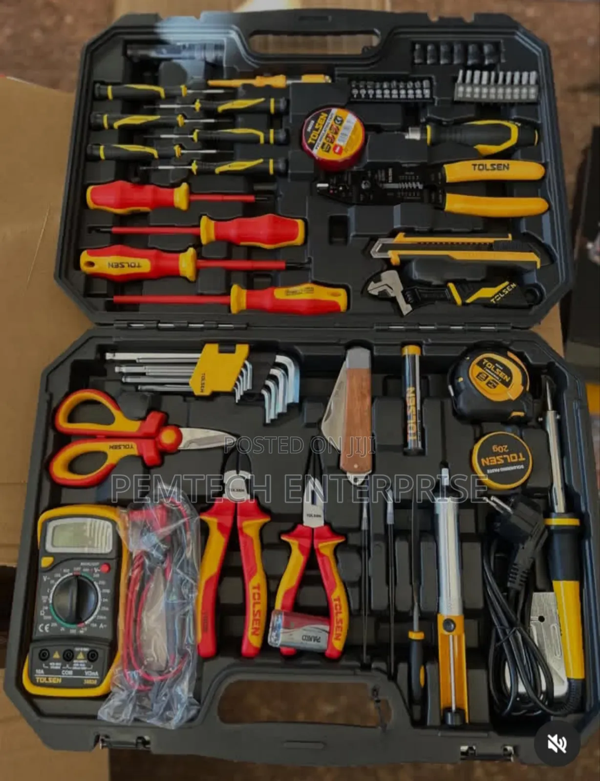 Tolsen 66-Piece Electrician Tool Set (P/N 85310).