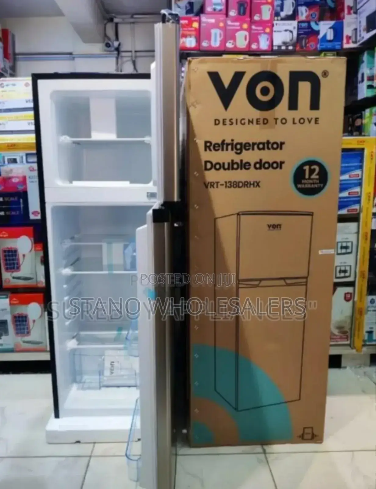 With Top Freezers. Von 138l Fridge. Refridgerators.