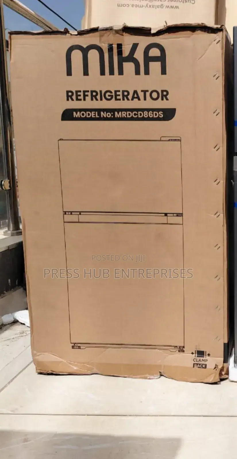 Mika Double-Door Refrigerator