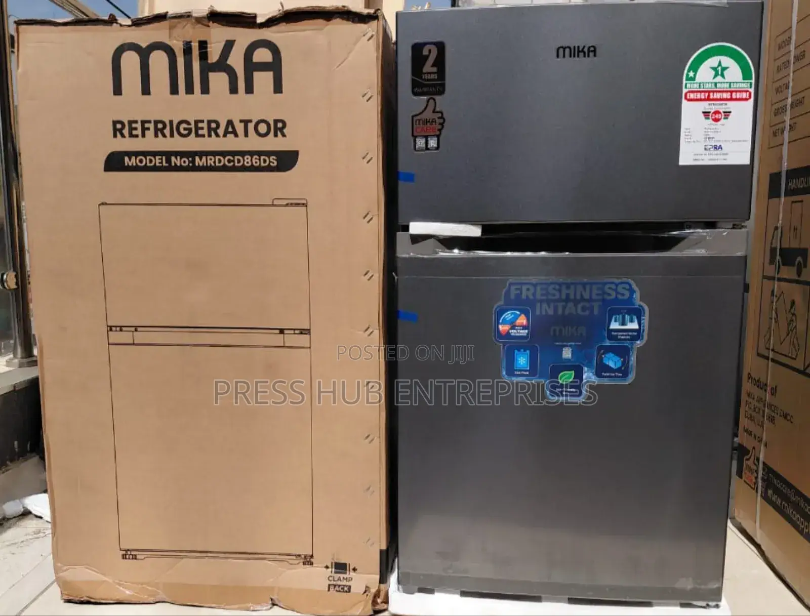 Mika Double-Door Refrigerator