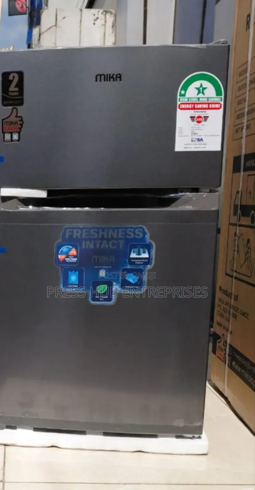 Mika Double-Door Refrigerator" 