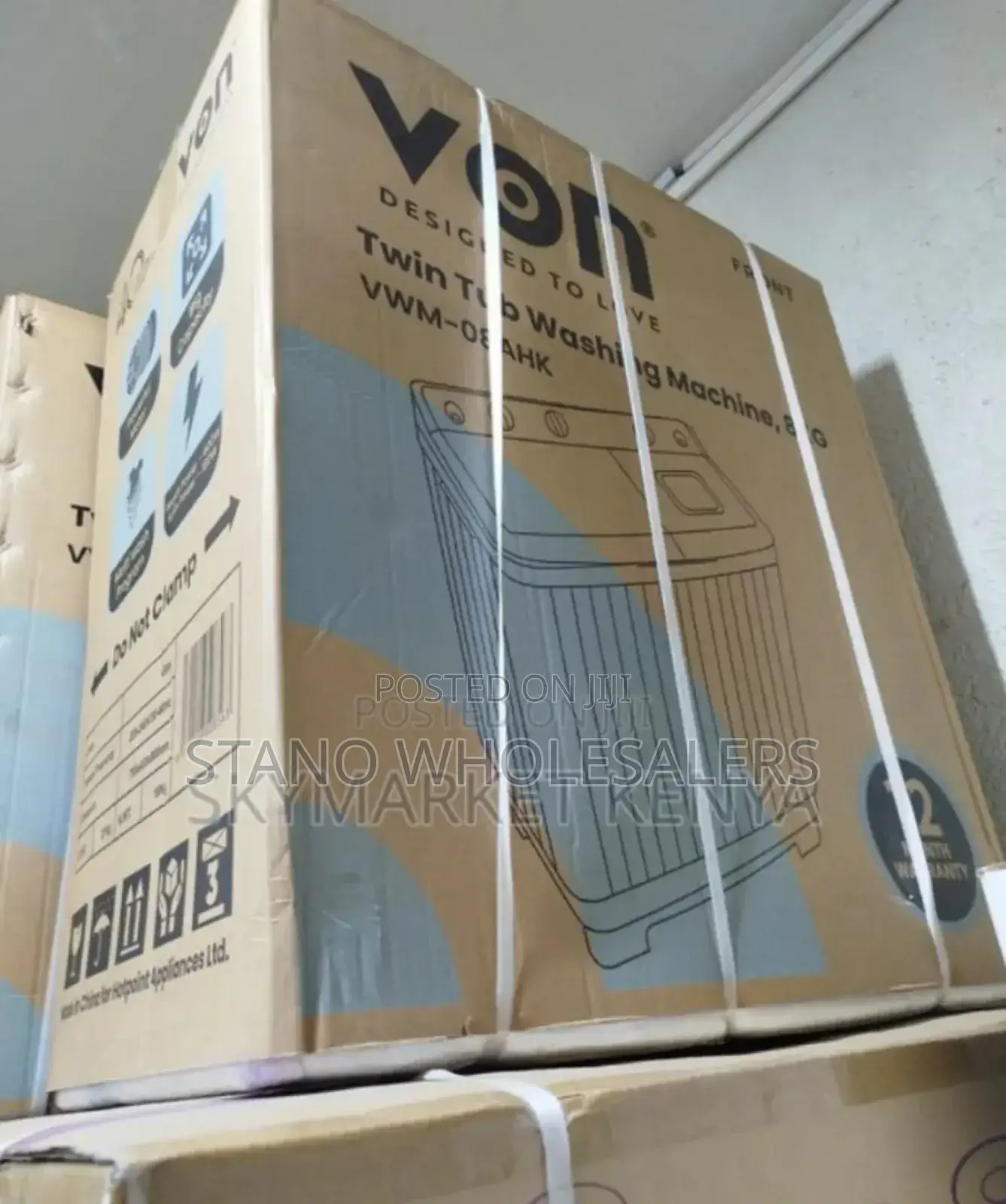 Restocked, Offer -Von 8kgs Washing Machine. New Arrivals #Vn8kgs