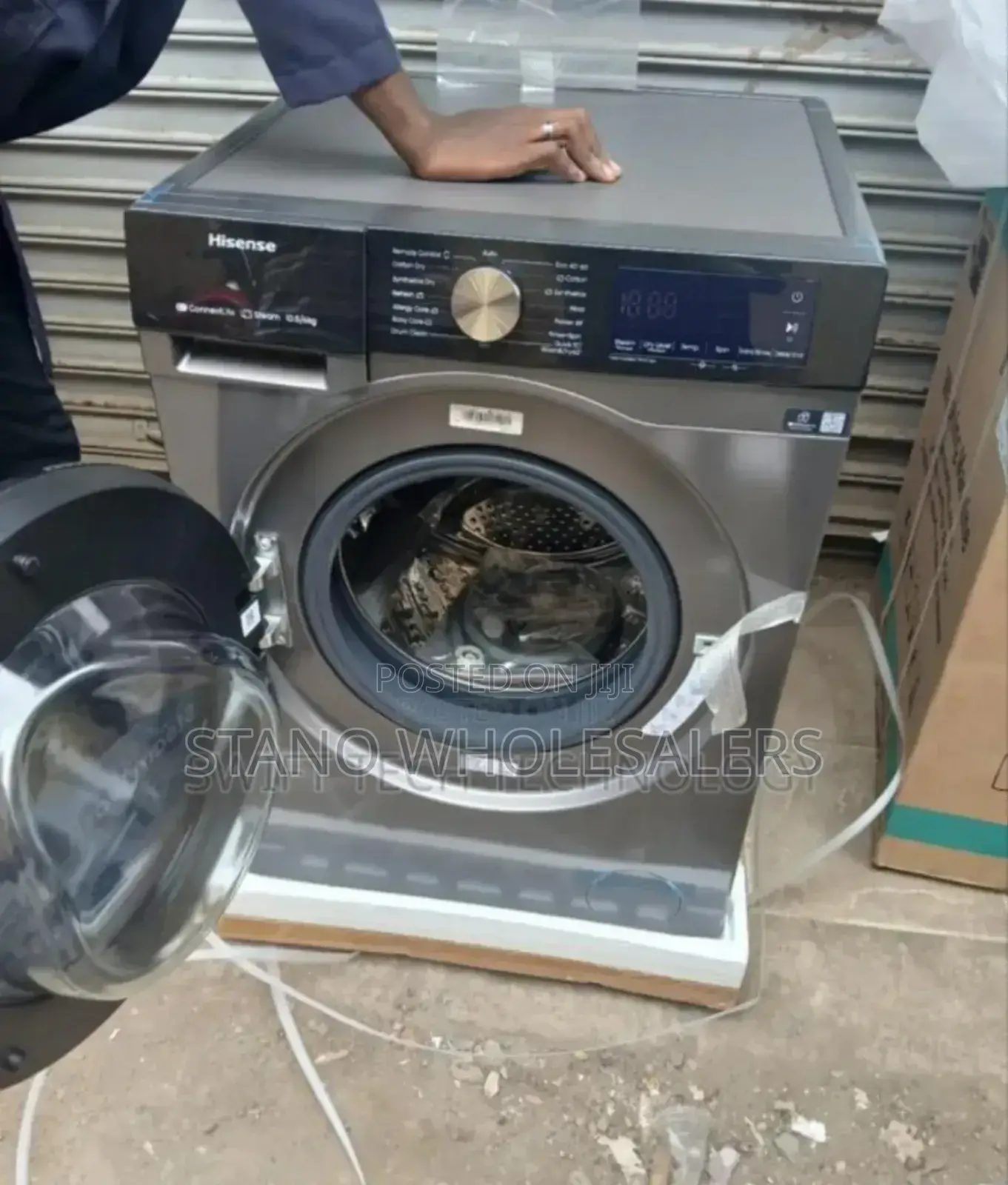 Colour Grey - 10kgs Hisense 10kgs Washing Machine