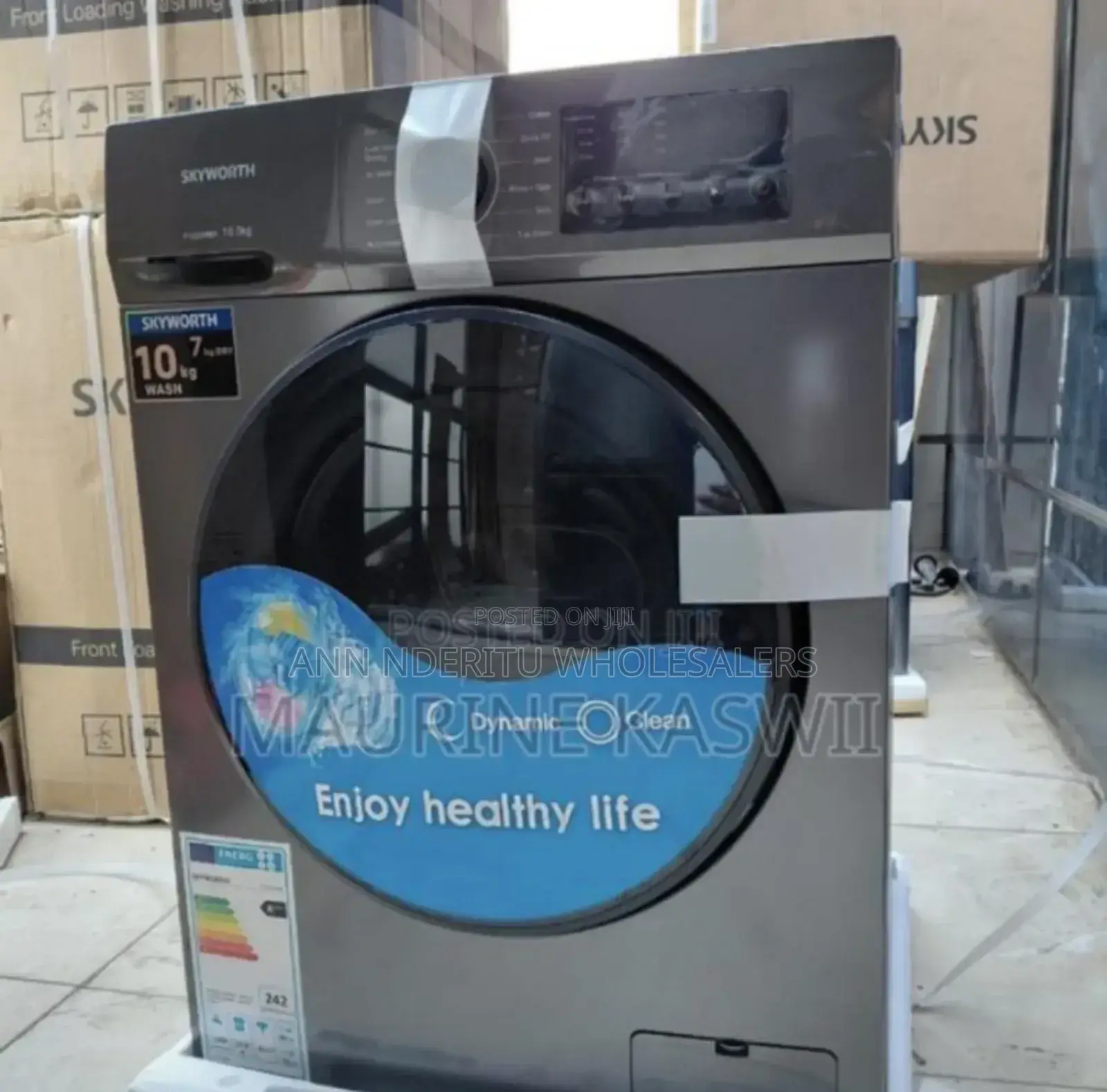 With Drying Option- Skyworth 10kgs Washing Machine