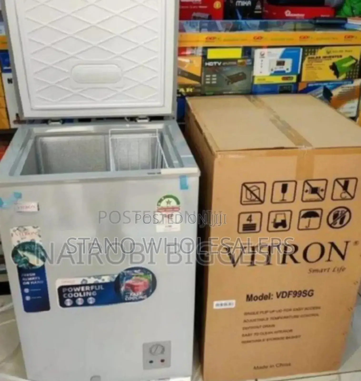 Colour Silver -Vitron 100litres Freezer