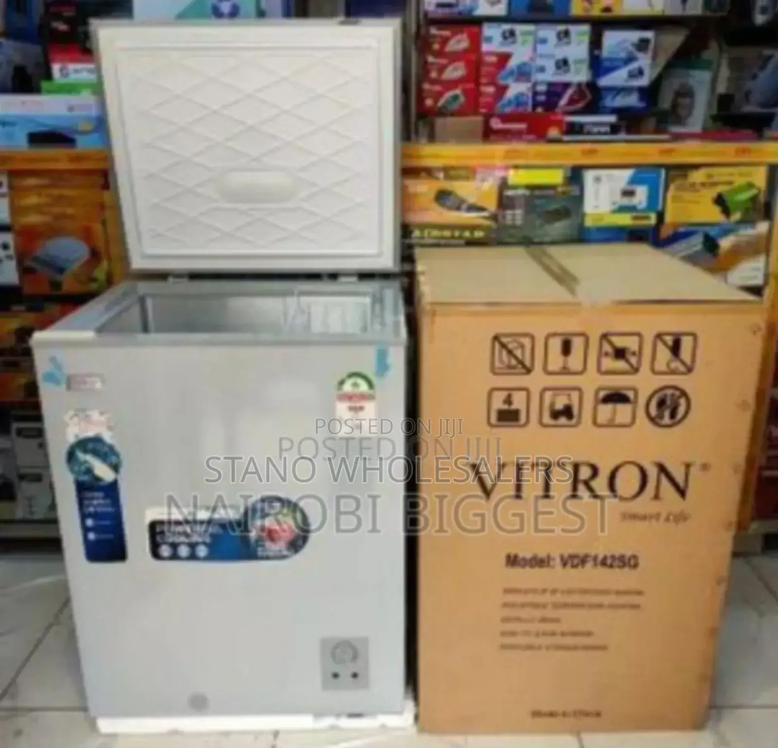 Modern Demacted Vitron 99litres Freezer