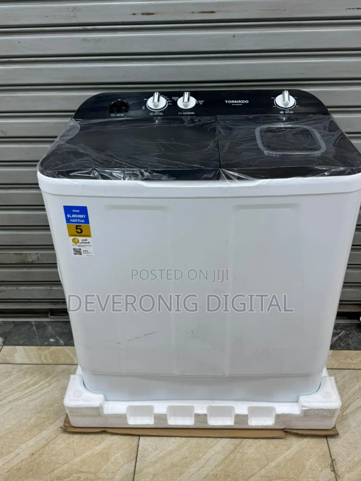 10kg Tornado Twin Tub Washing Machine