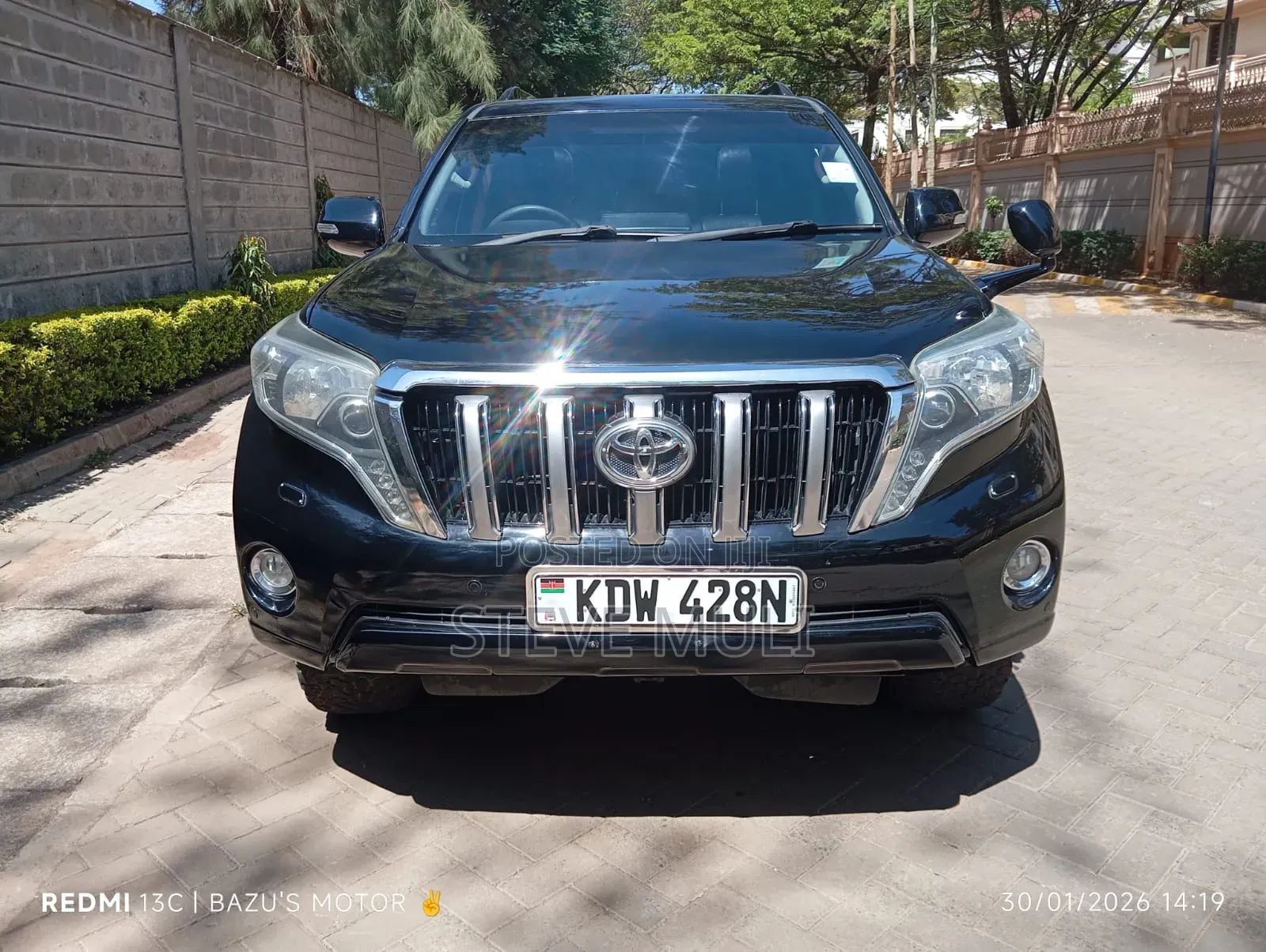 Toyota Land Cruiser Prado 2014 Matt Black
