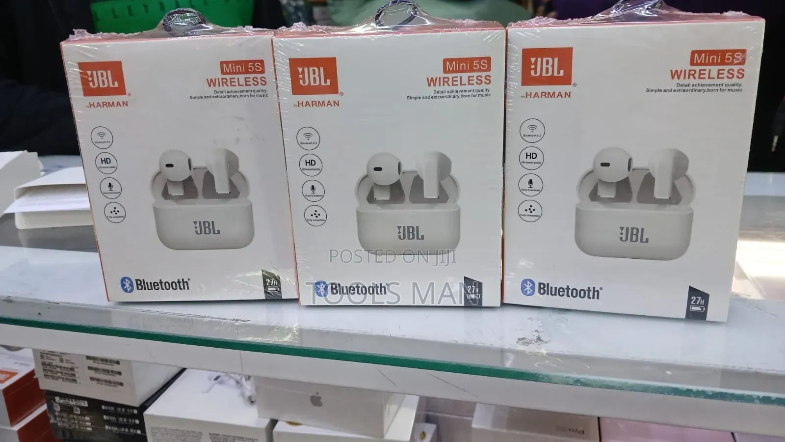 JBL Mini 5s Wireless Earbuds.