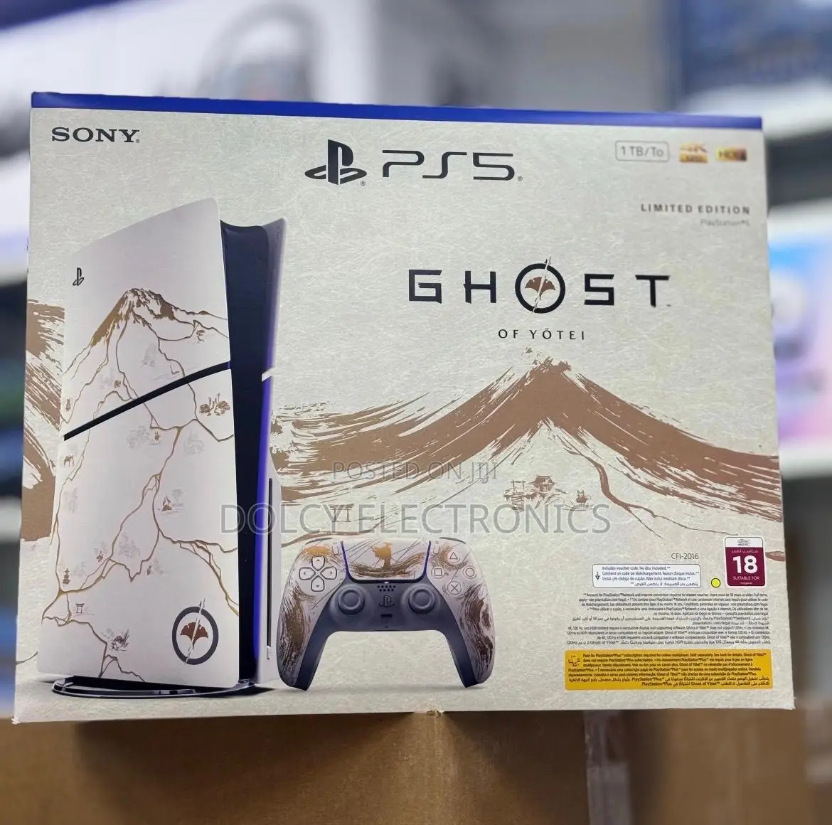 Ghost Of Yōtei Gold Limited Edition Playstation 5