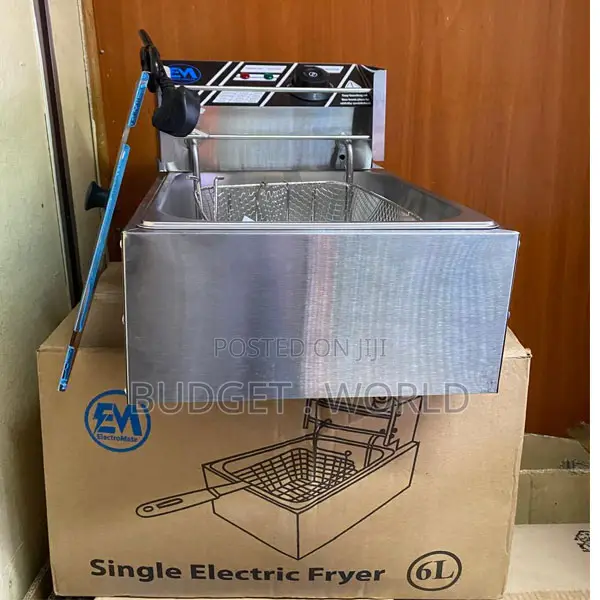 Heavy-Duty 6l Electric Deep Fryer for Home Café