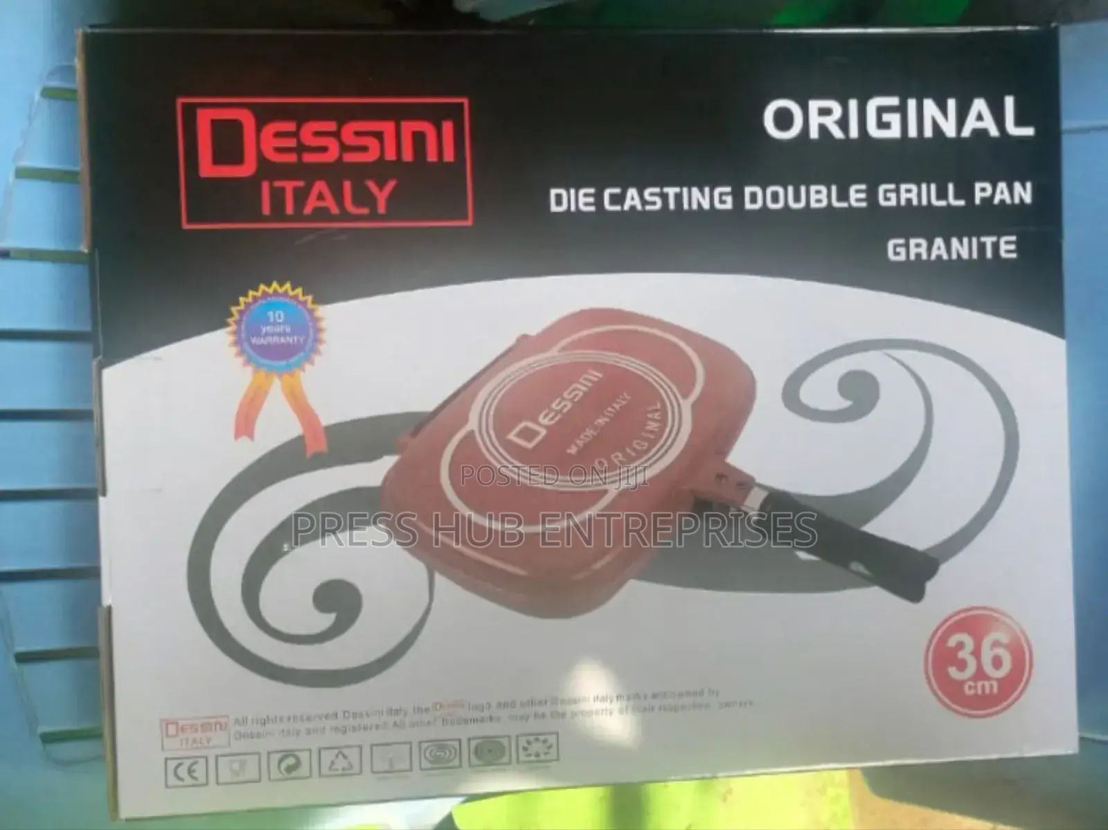 Dessini 36cm Double-Sided Grill Pan" 