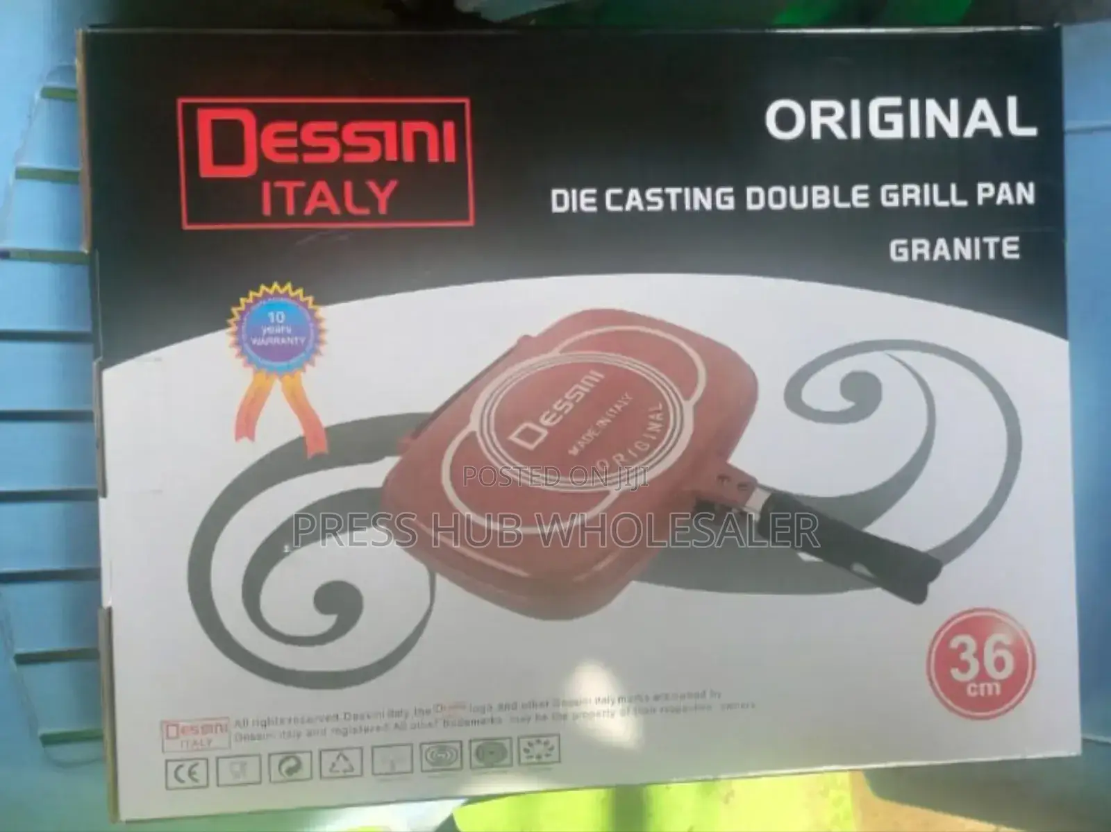 Dessini 36cm Double-Sided Grill Pan" 