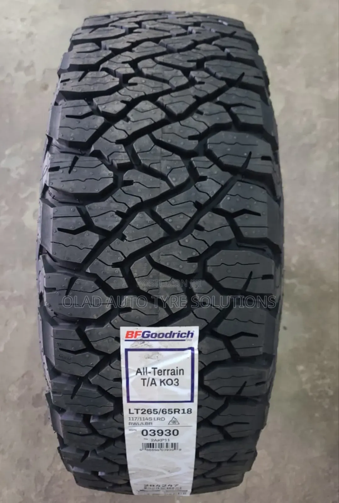265/65r18 Bf Goodrich(All Terrain)