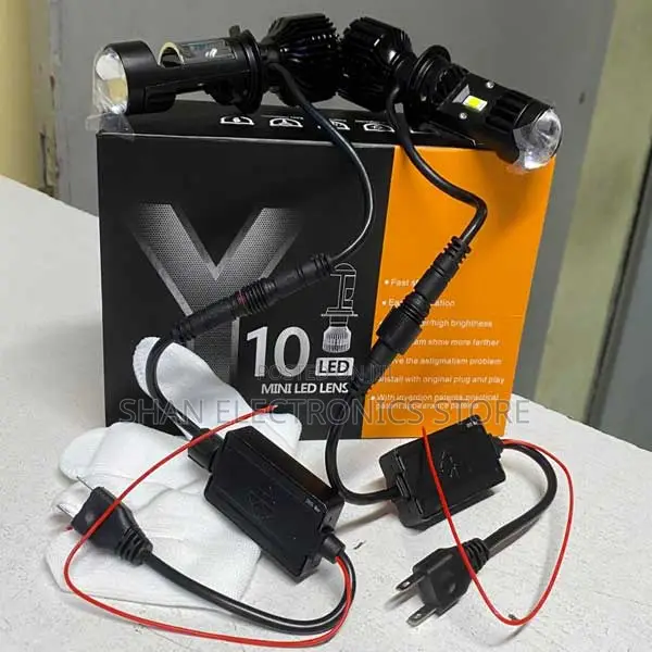 2x LHD H7 Bi-Led Projector Lens High Low Headlight Bulbs 100w 50000lm
