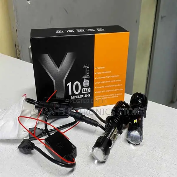 Y10 12v 24v High Low Beam Car Auto Bi Led Projector Lens Bulb