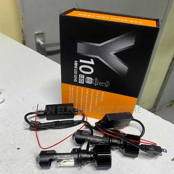 Universal Fog Lamp Y10 Projector High Low Beam Lamp H7 Car Headlamp