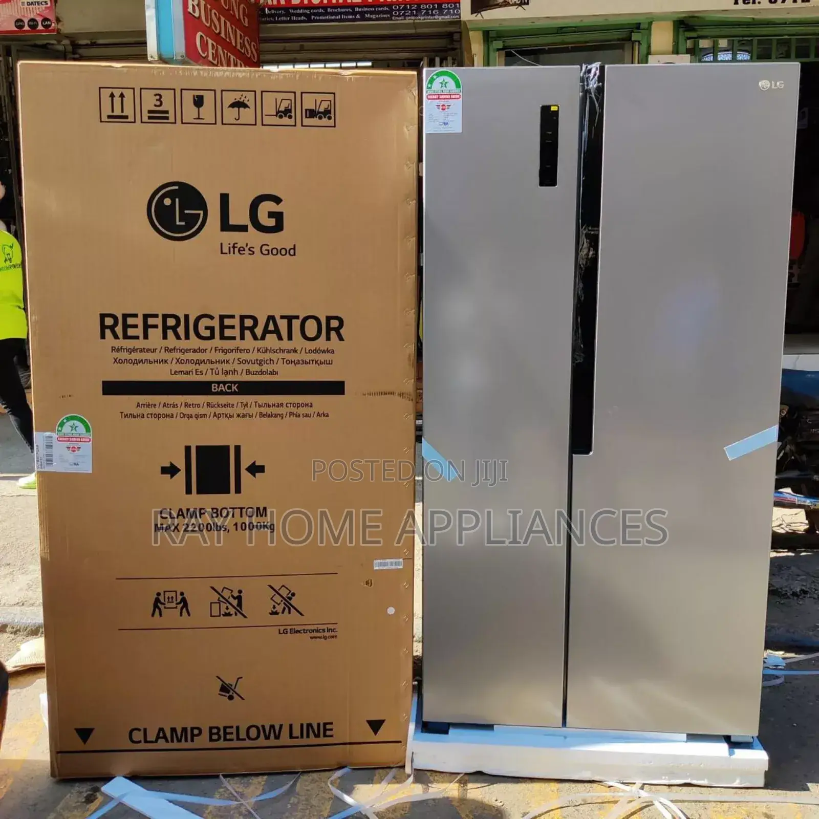 Lg Side by Side 519litres Refrigerator