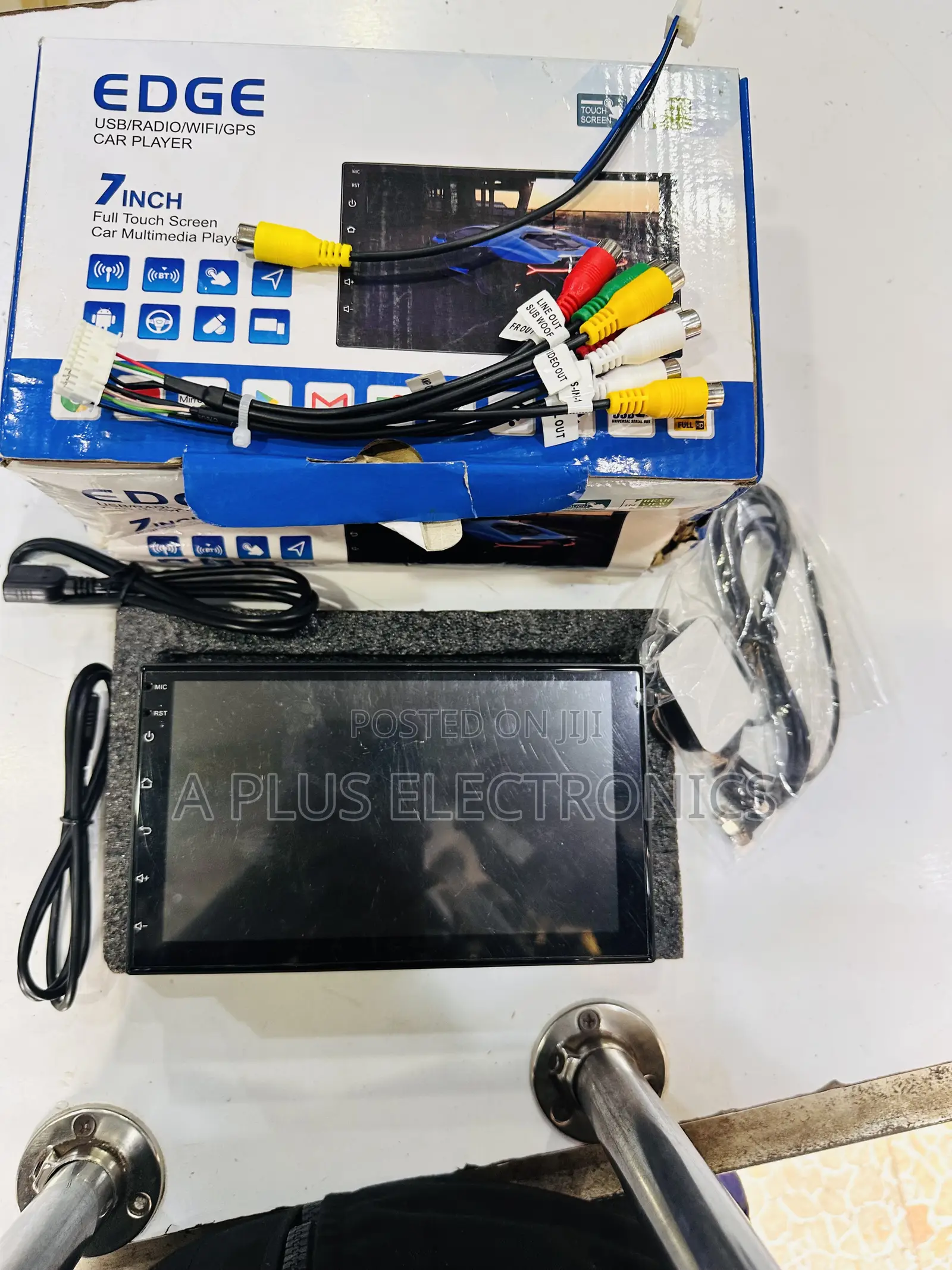 Inch Car Android Radio Screen 4gb Ram+64gb Storage-Bluetooth GPS Wi-Fi