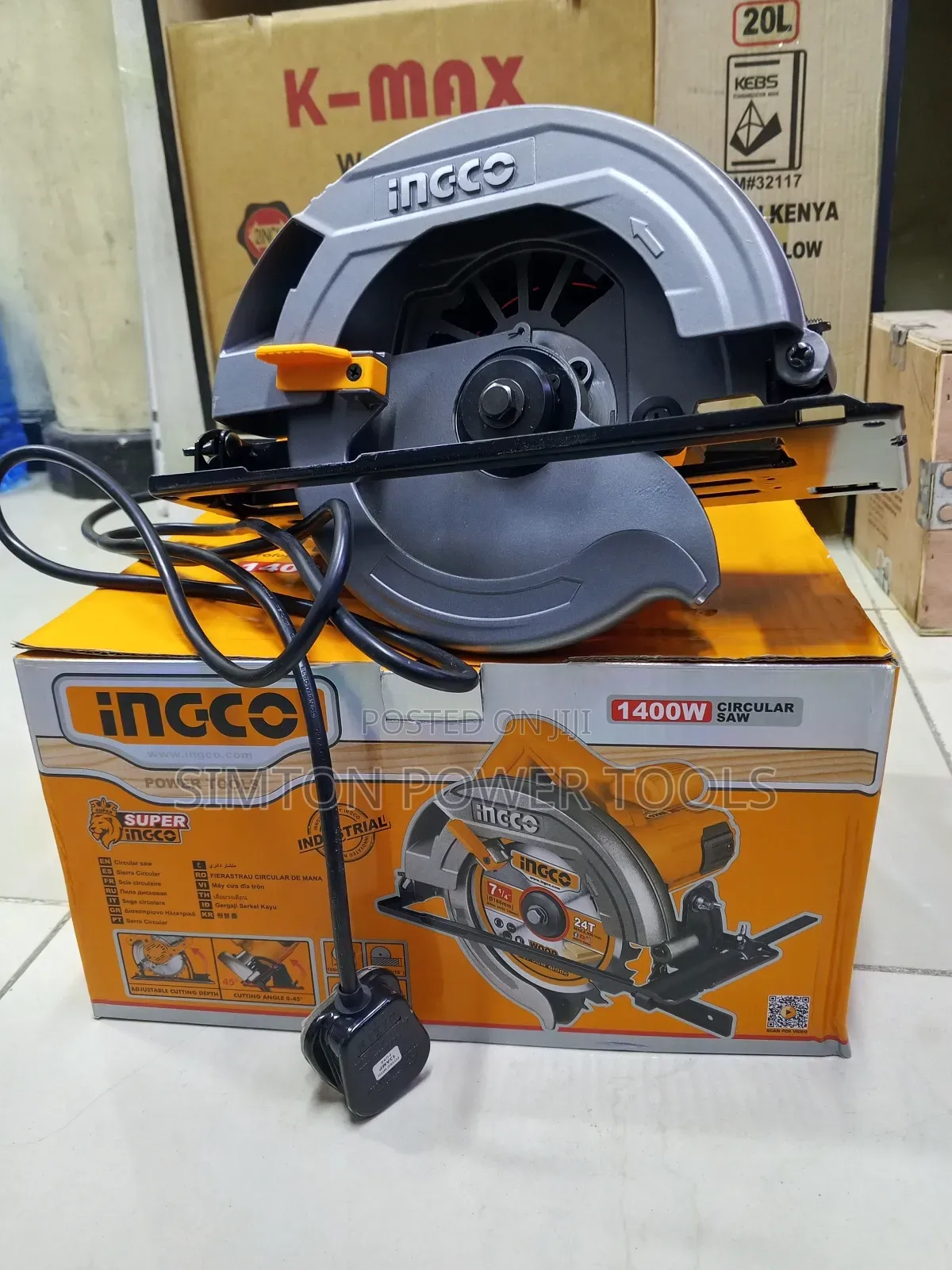 Commercial Ingco Circular Saw 1400w