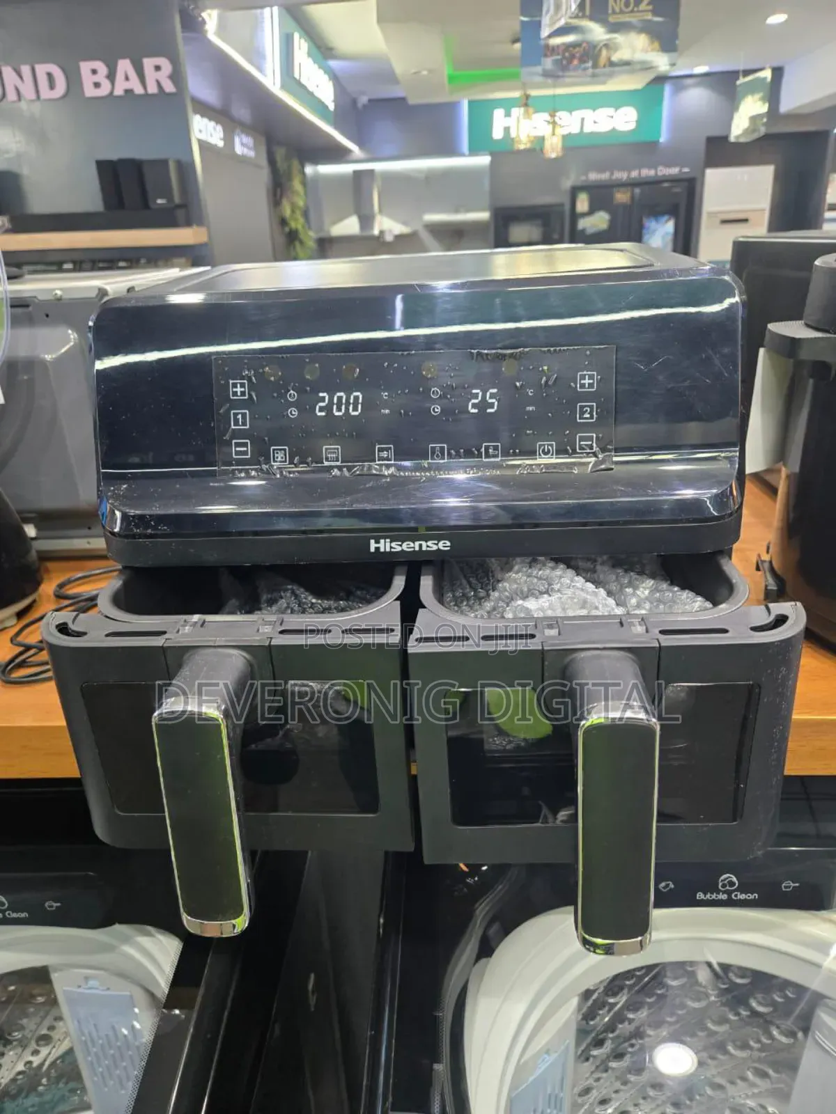 Hisense Double Air Fryer 8.6litres