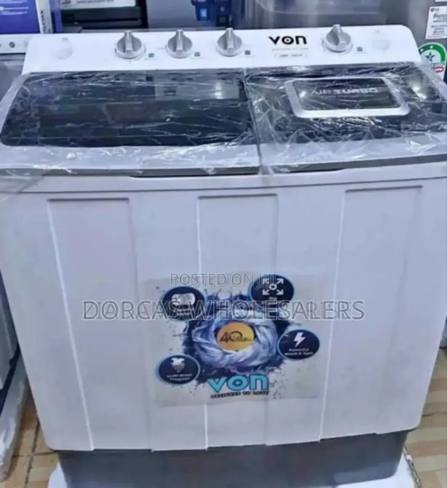 Home Use. Von 13kgs Washing Machine. Laundry Easy