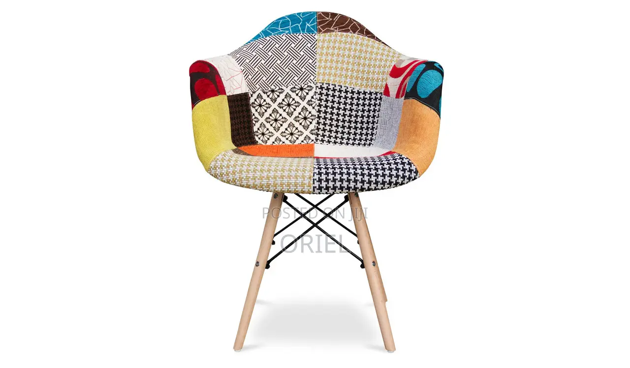 Eames Dining Chair : Patchwork Bucket Eames Chair