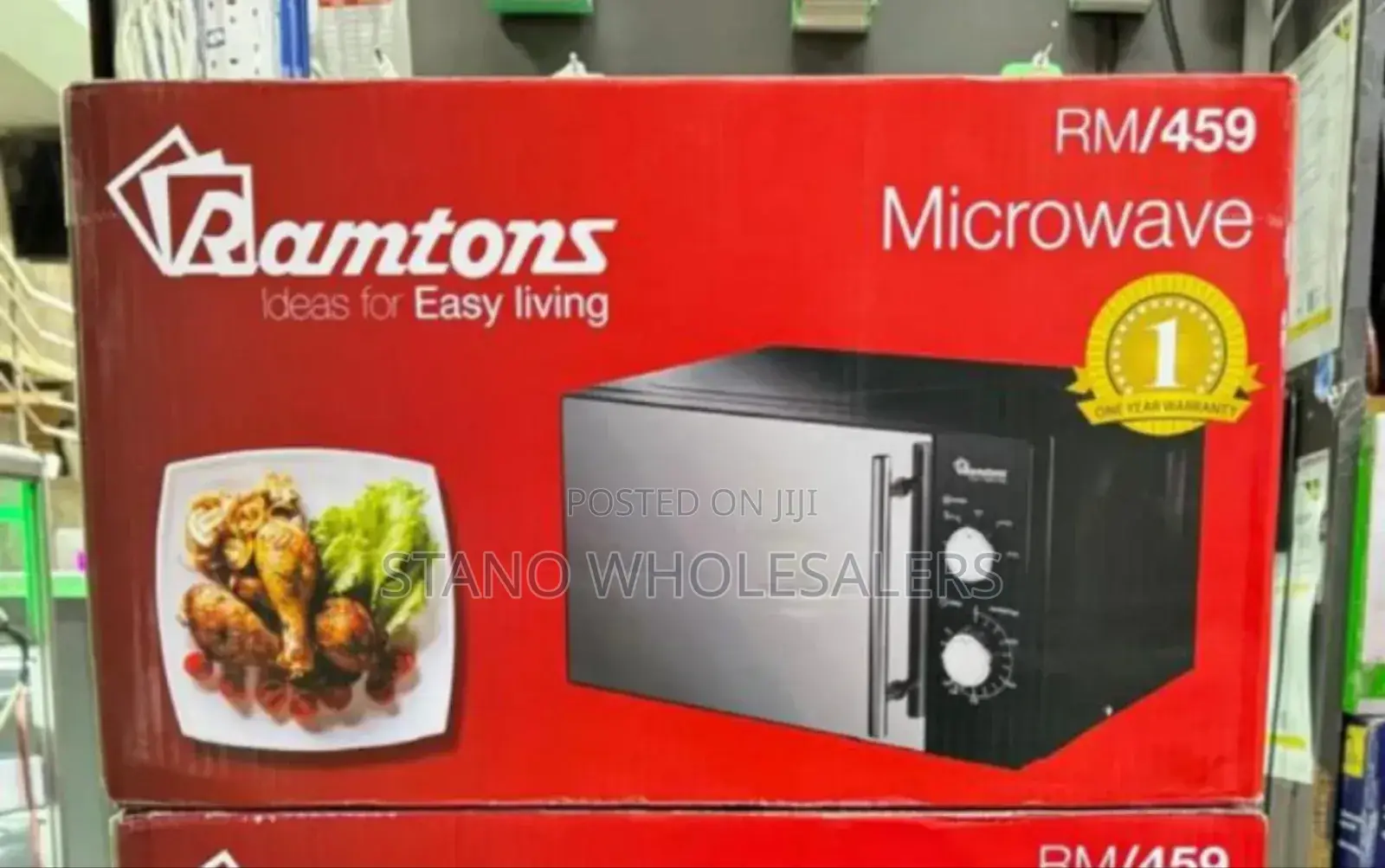 With Knob. Microwave. New 20l Ramhtons Microwave