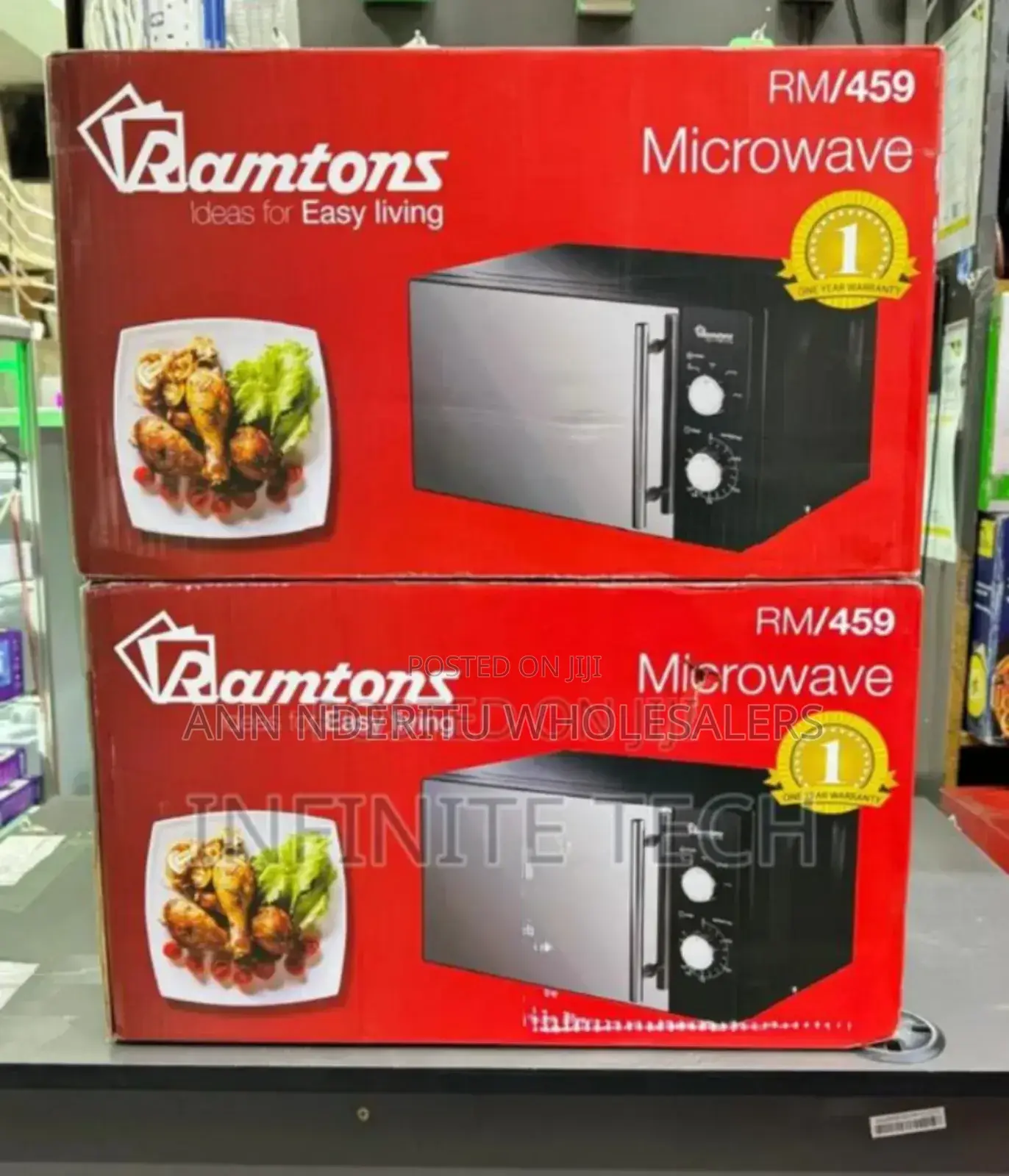 With 1year Warraty:Rm#459. Ramtons Microwave Rm/459[✓✓