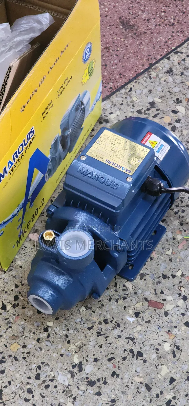 Water Pump Marquis Brand With 2 Years Warranty