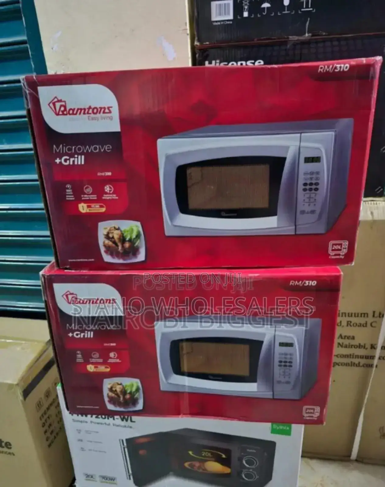 With Grill. 20l Ramtons Microwaves. New